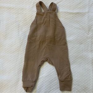 Little Wedgies farmer romper warm beige Tan baby Kids Overalls